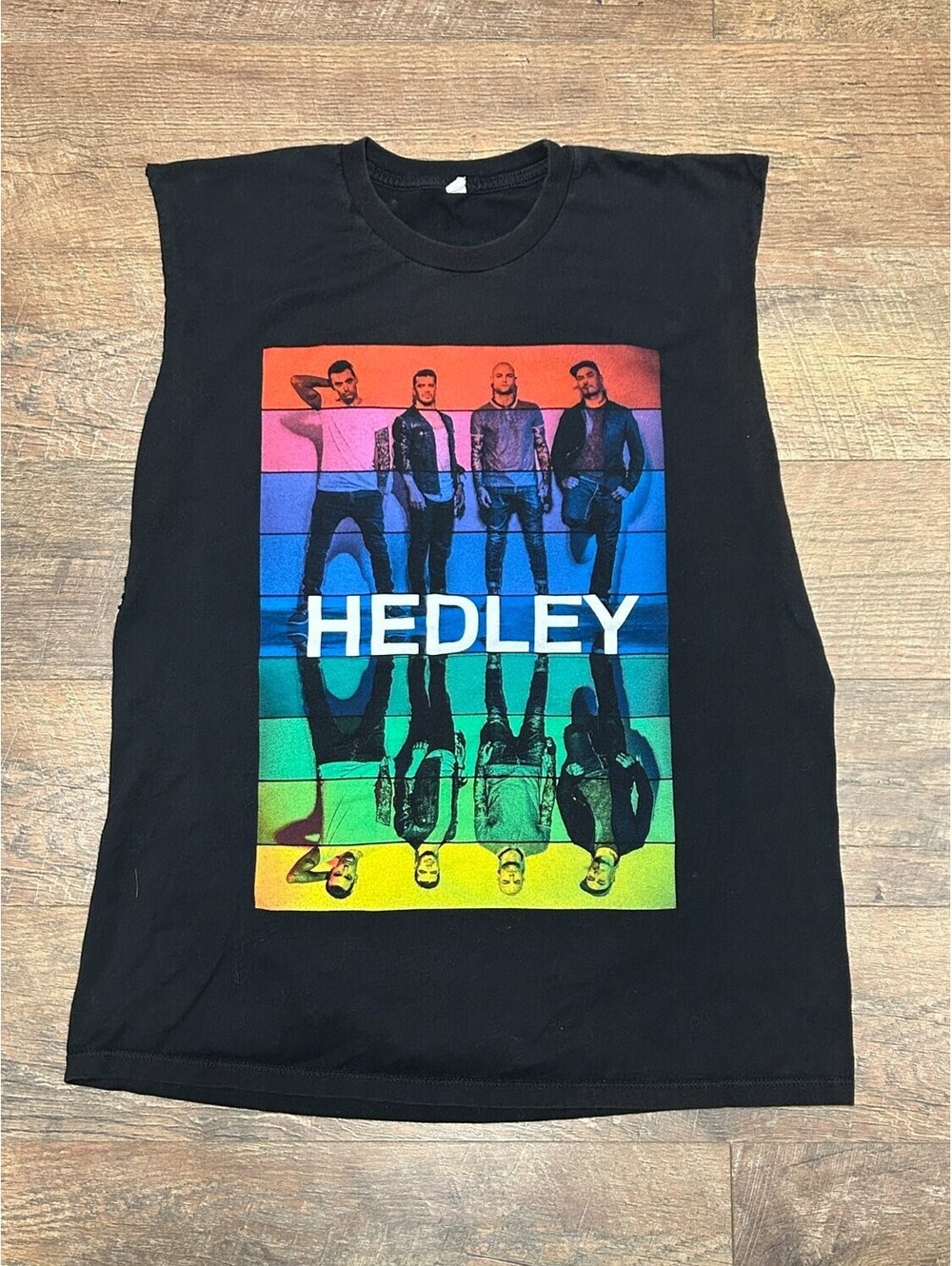 Hedley Wild Live Concert Tour Tank Top Sleeveless Shirt Mens L Black Alstyle